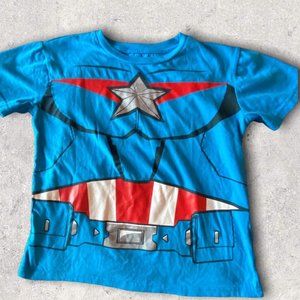 Marvel Avengers Captain America Boys Graphic T Shirt 4T